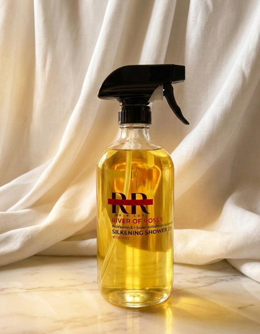 River of Roses Silkening Shower Oil