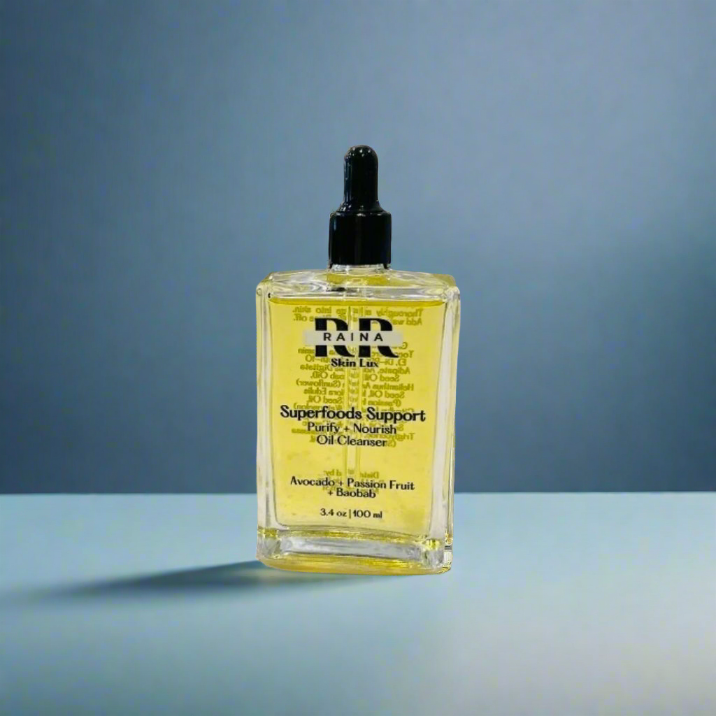 Lux Superfoods Support Oil Cleanser with Avocado Oil, Passion fruit, Baobab